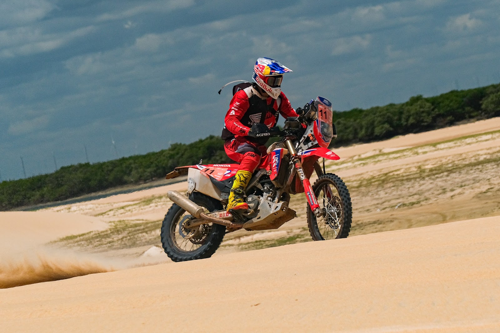 iZap Softworks - Honda Racing impõe domínio entre as motos do Rally RN 1500